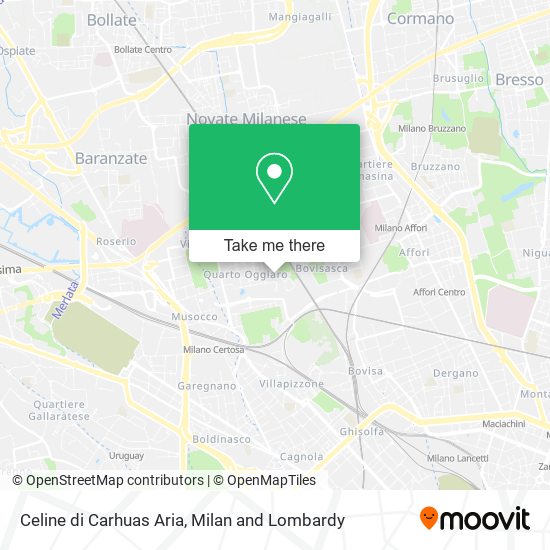 Celine di Carhuas Aria map