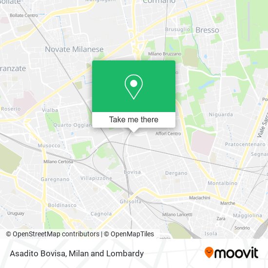 Asadito Bovisa map