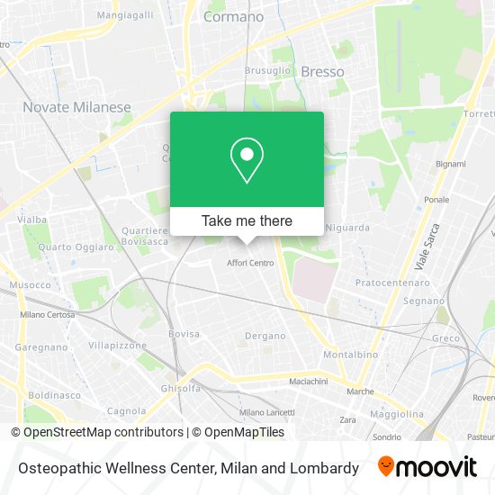 Osteopathic Wellness Center map
