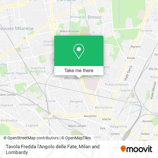Tavola Fredda l'Angolo delle Fate map