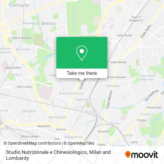 Studio Nutrizionale e Chinesiologico map