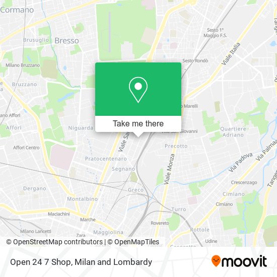 Open 24 7 Shop map