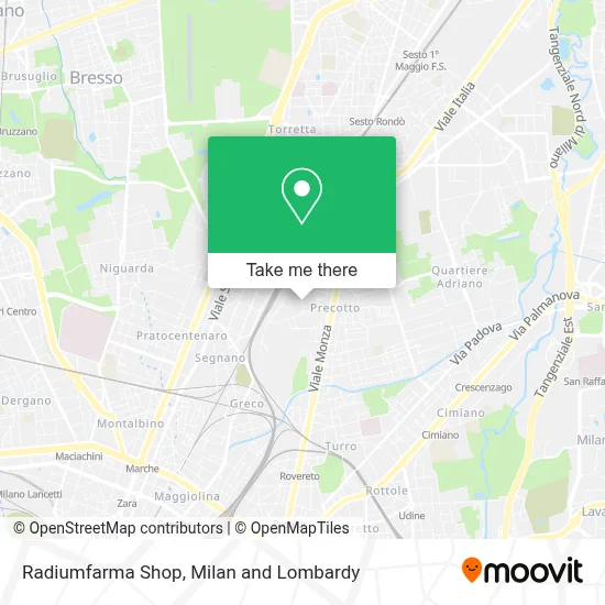 Radiumfarma Shop map