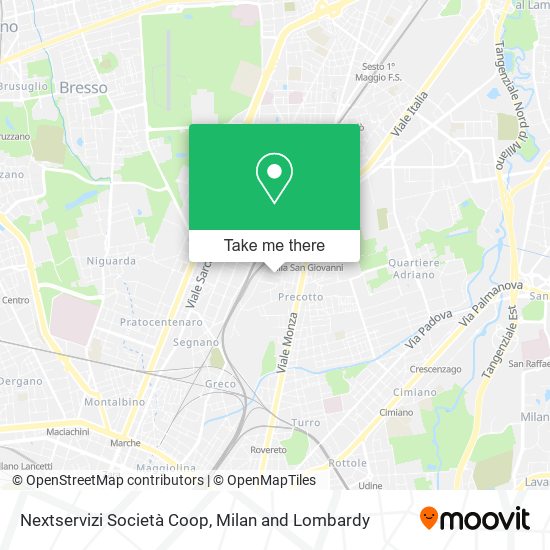 Nextservizi Società Coop map