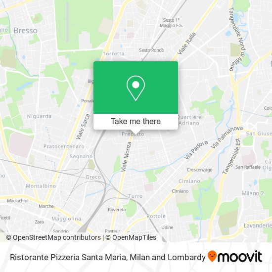 Ristorante Pizzeria Santa Maria map