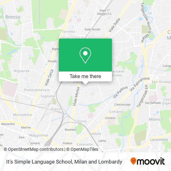 It's Simple Language School map