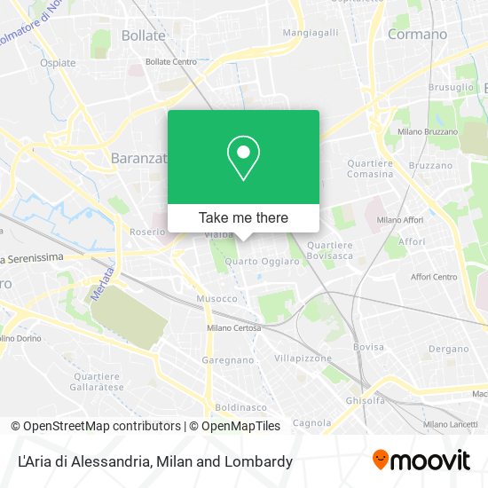L'Aria di Alessandria map