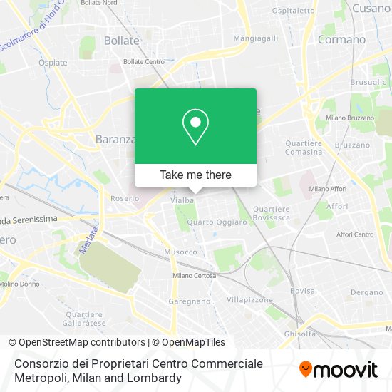 Consorzio dei Proprietari Centro Commerciale Metropoli map