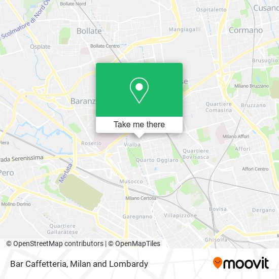 Bar Caffetteria map