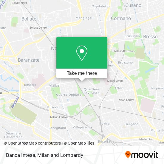 Banca Intesa map