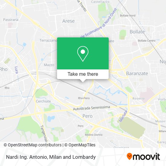 Nardi Ing. Antonio map