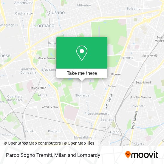 Parco Sogno Tremiti map