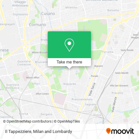 Il Tappezziere map