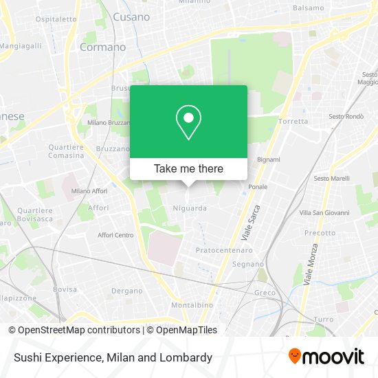 Sushi Experience map