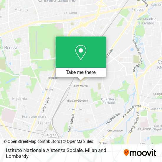 Istituto Nazionale Aistenza Sociale map