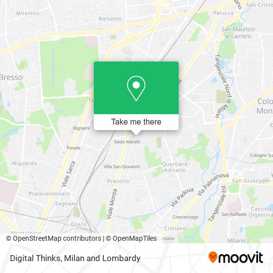 Digital Thinks map