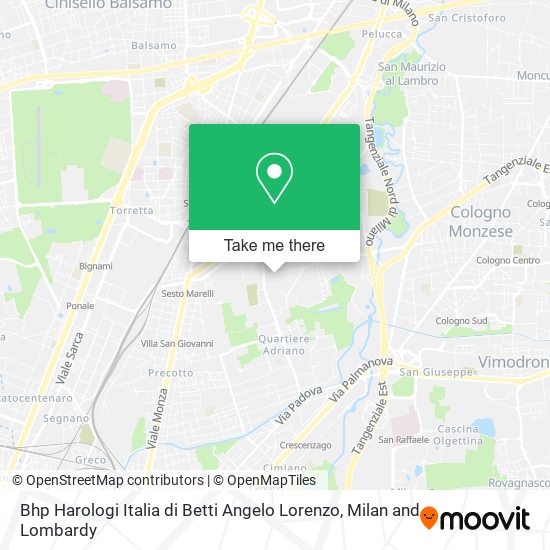 Bhp Harologi Italia di Betti Angelo Lorenzo map