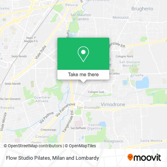 Flow Studio Pilates map