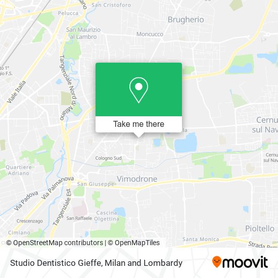 Studio Dentistico Gieffe map