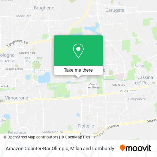 Amazon Counter-Bar Olimpic map
