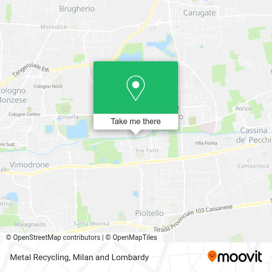 Metal Recycling map