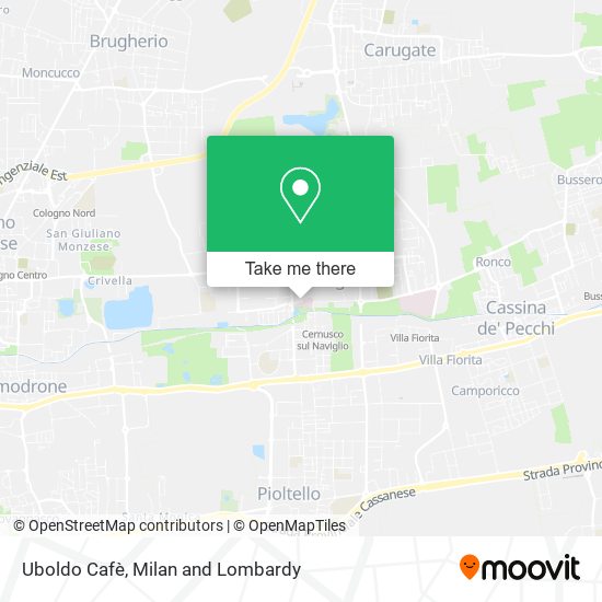 Uboldo Cafè map