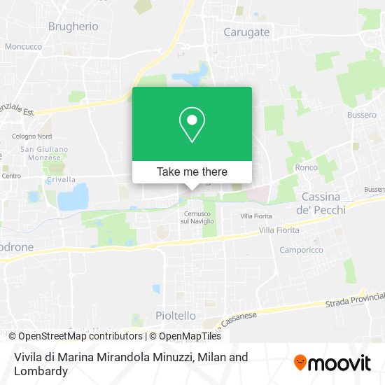 Vivila di Marina Mirandola Minuzzi map