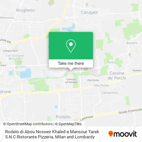 Rodeio di Abou Nosseir Khaled e Mansour Tarek S.N.C.Ristorante Pizzeria map