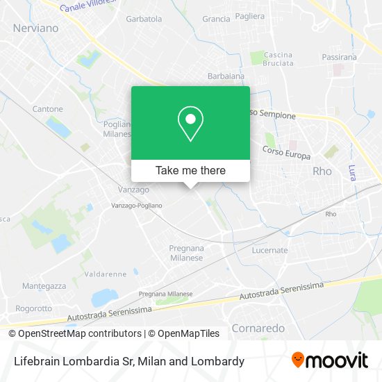 Lifebrain Lombardia Sr map