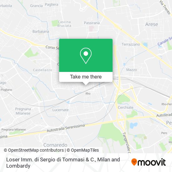 Loser Imm. di Sergio di Tommasi & C. map