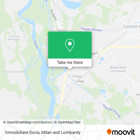 Immobiliare Doria map