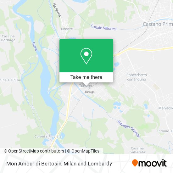 Mon Amour di Bertosin map