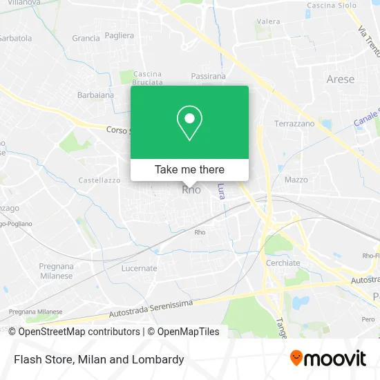 Flash Store map