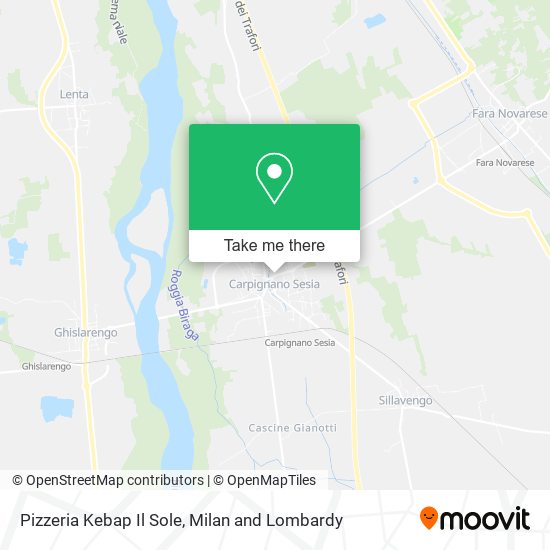 Pizzeria Kebap Il Sole map