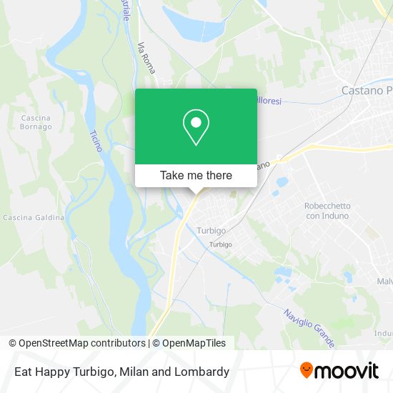 Eat Happy Turbigo map