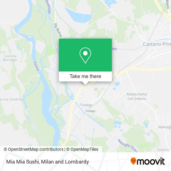 Mia Mia Sushi map