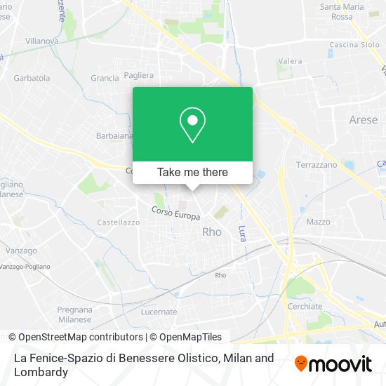 La Fenice-Spazio di Benessere Olistico map