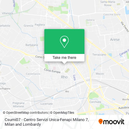 Csumi07 - Centro Servizi Unica-Fenapi Milano 7 map