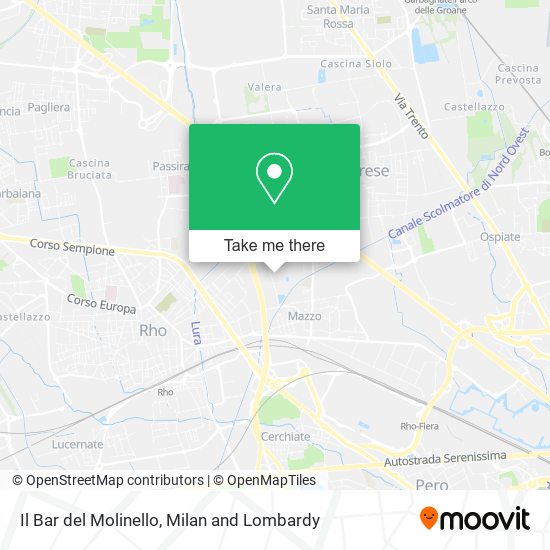 Il Bar del Molinello map