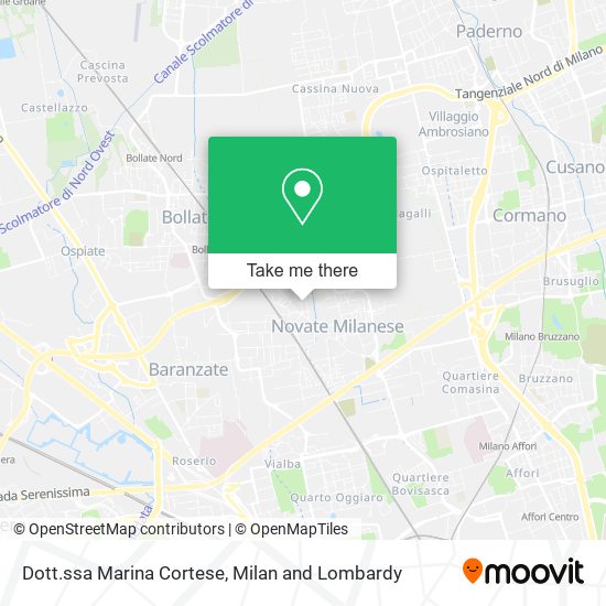 Dott.ssa Marina Cortese map