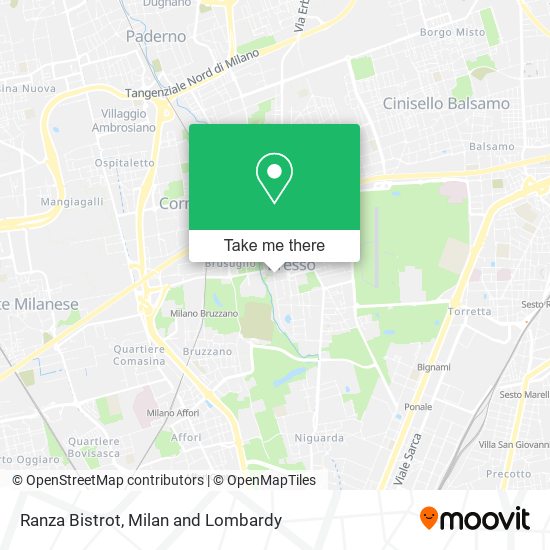 Ranza Bistrot map