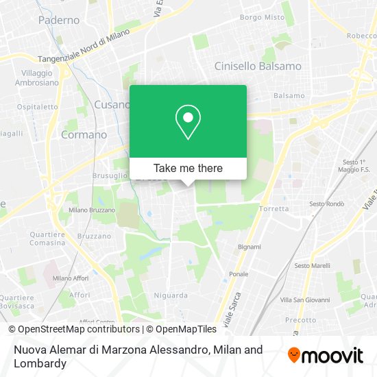 Nuova Alemar di Marzona Alessandro map