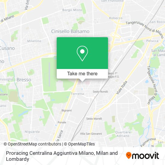 Proracing Centralina Aggiuntiva Milano map