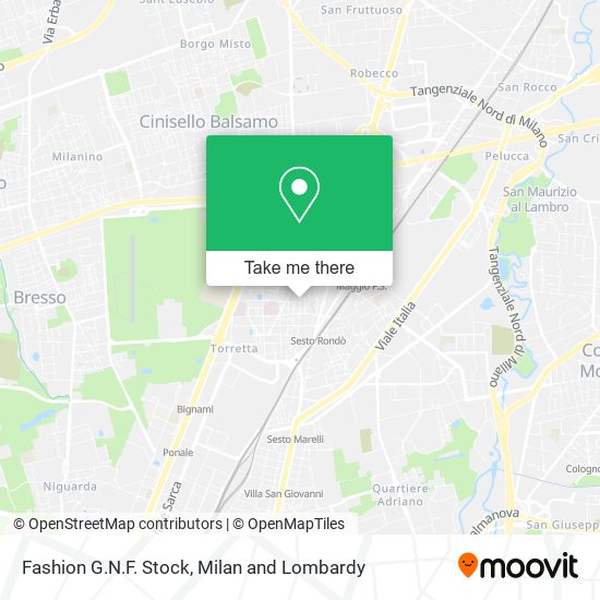 Fashion G.N.F. Stock map