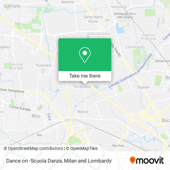 Dance on -Scuola Danza map