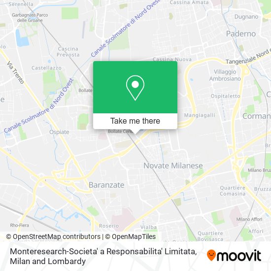 Monteresearch-Societa' a Responsabilita' Limitata map