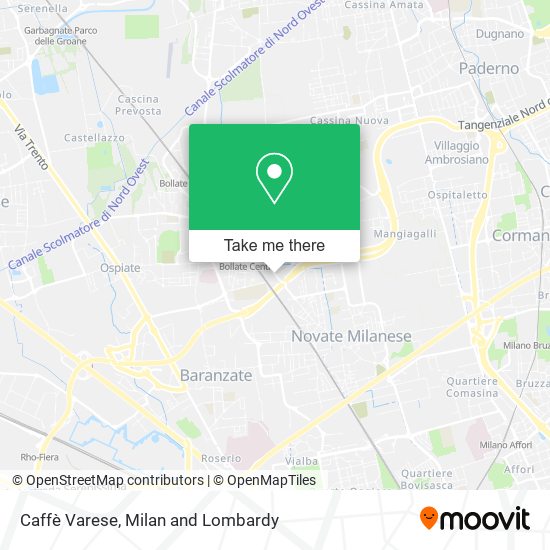 Caffè Varese map