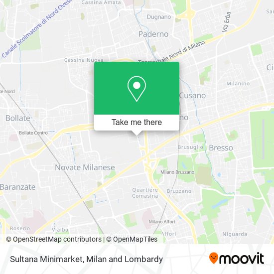 Sultana Minimarket map