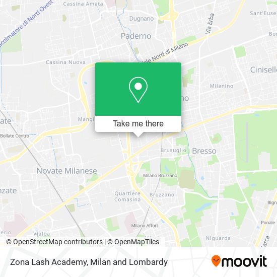 Zona Lash Academy map