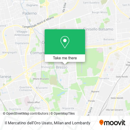 Il Mercatino dell'Oro Usato map